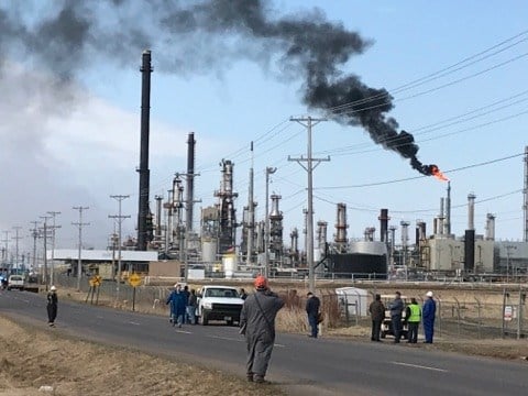 Explosion reported at Wisconsin refinery